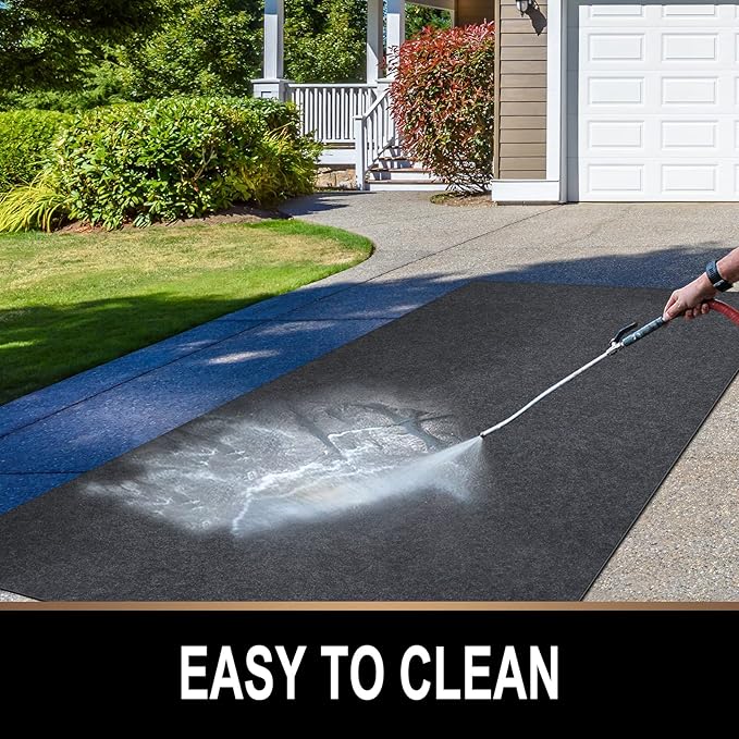 Oil Spill Mat, 7.4 x 8.4 Ft, Premium Absorbent Oil Pad. Contains Liquids - Image 7