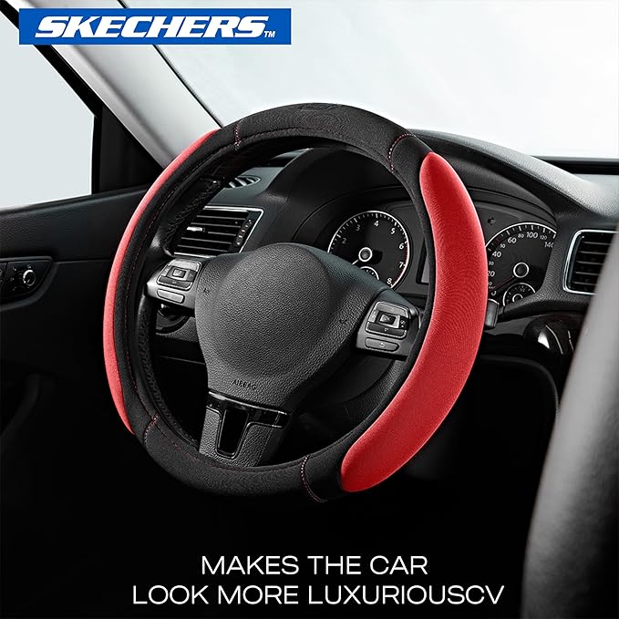 Skechers Steering Wheel Cover, Memory Foam Car Steering Wheel Cover, - Image 3