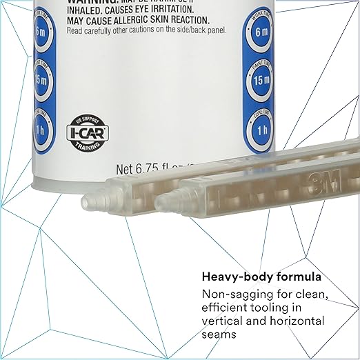 3M Bare - Metal Seam Sealer, Non-Sagging, Self-Mixing Epoxy, 200 ml/6.75 fl oz - Image 4