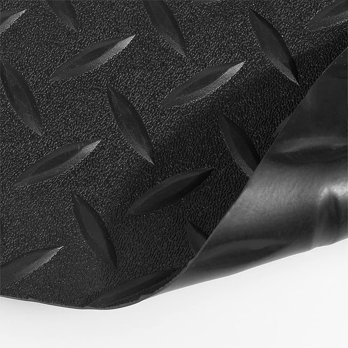 Boshen 5Ft x 12Ft Rubber Flooring Mats 1.6mm Diamond Plate Flooring Roll 60sqft - Image 3