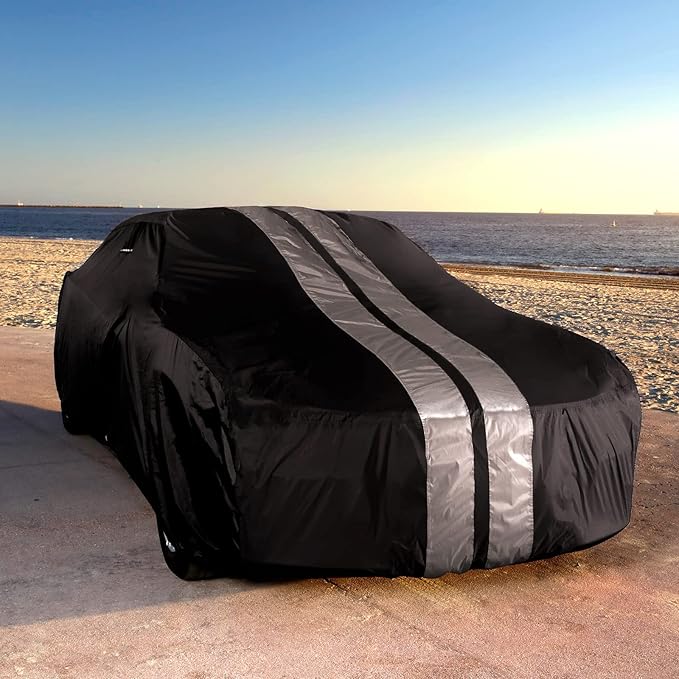 iCarCover Custom Car Cover for 1967-1973 Chevy Camaro Z28, SS Waterproof All - Image 3