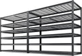 REIBII 3500LBS Garage Shelving, Adjustable Storage Shelves Heavy Duty, 6 Tier by REIBII
