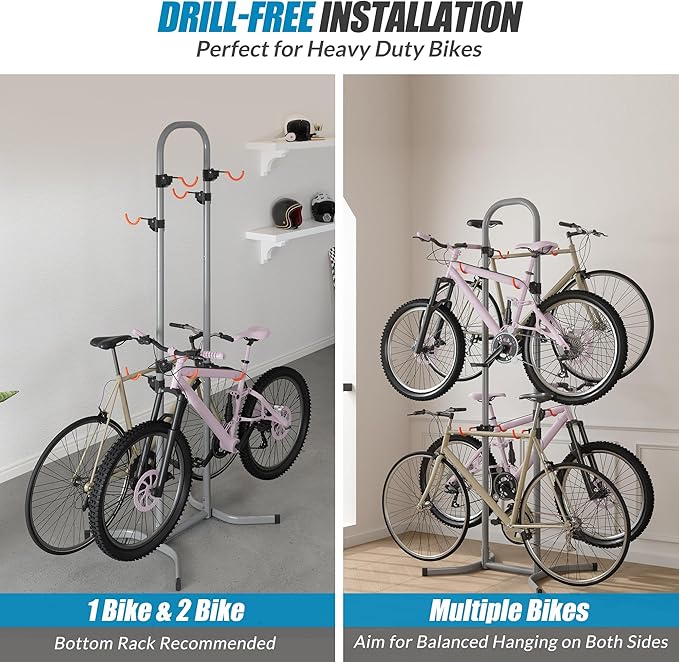 Suchtale 4 Bike Rack, Bicycle Rack, Bike Storage Rack - Image 5