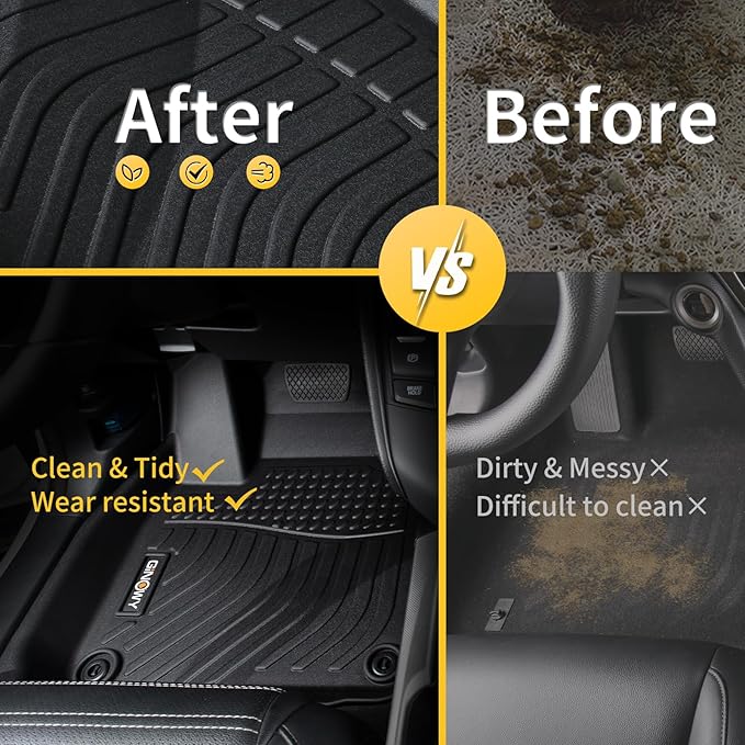 GINOWY-Floor Mats Cargo Liner Set - Image 5
