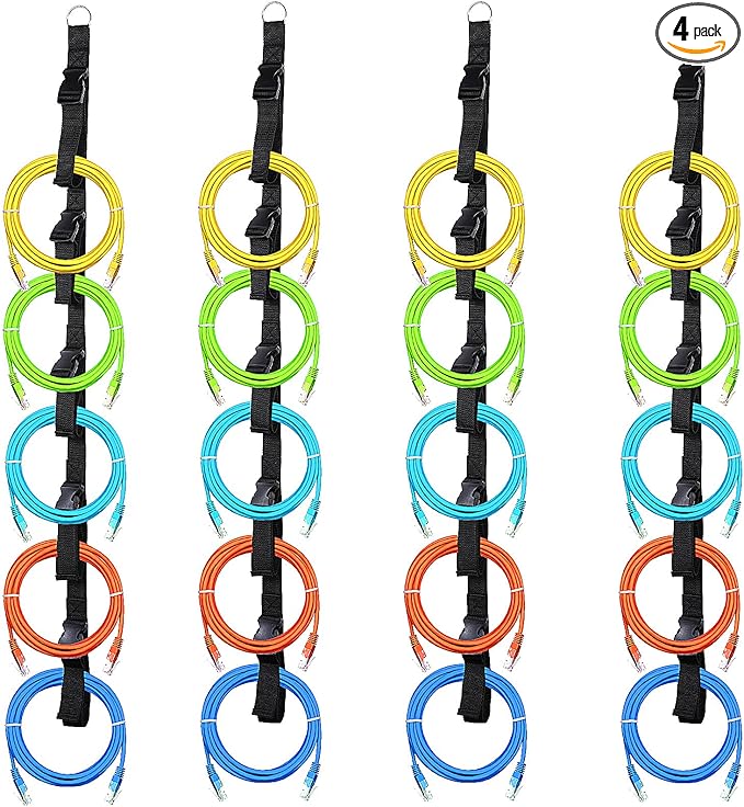 Extension Cord Organizer, Garage Garden Storage Straps Black Organizer Straps by Unknown