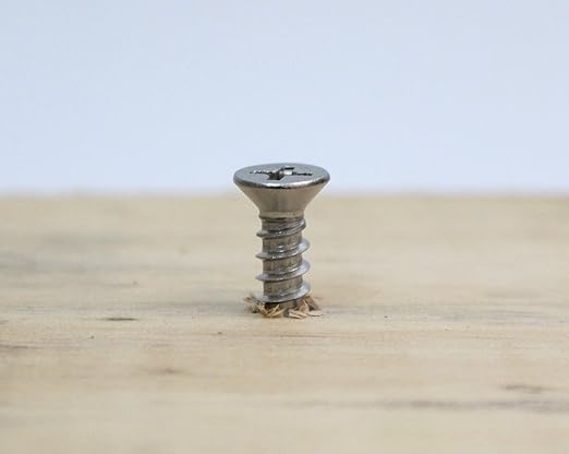 Bolt Dropper #6 x 1/2'' Stainless Steel Flat Head Phillips Wood Screw, 18-8 - Image 5