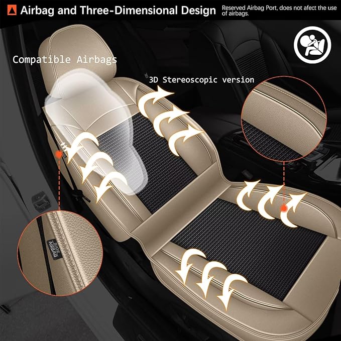Seat Covers Fit for Toyota Camry 2012-2023 2024 2025: Car Seat Covers Full Set - Image 4