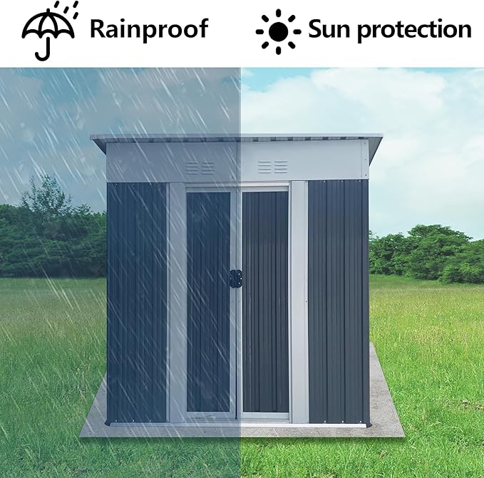 5x3 FT Outdoor Storage Shed - Image 5