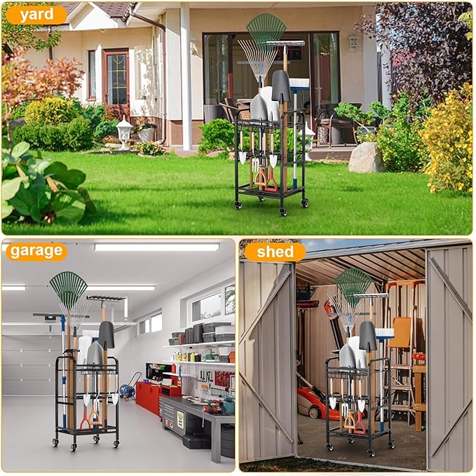 FZK Garden Tool Organizer, Garage Storage, Garden Tool Organizer - Image 5