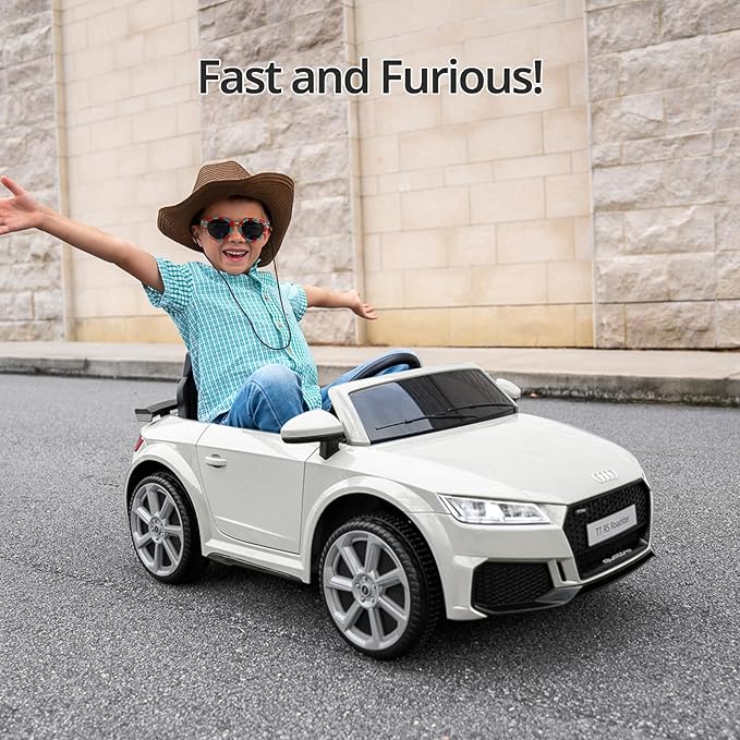 Electric Ride on Car for Kids, Licensed Audi 12V 7Ah Kids Ride-on Toy for - Image 2