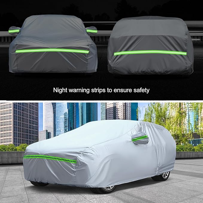 KEYOOG 6-Layer Full Car Cover is All-Weather Waterproof, Universal in All - Image 7