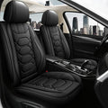 Pariitadin Leather Car Seat Covers Full Set, Waterproof Faux Leather Seat Covers by Pariitadin
