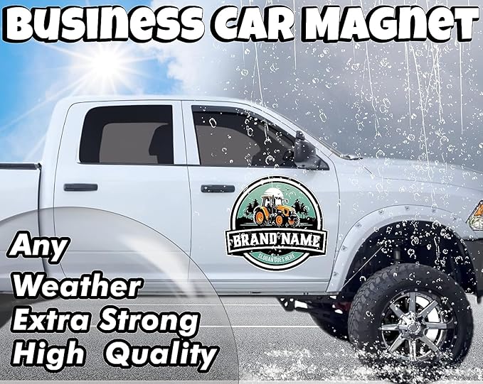 Personalized Car Magnet Sign | Customized Logo - Image 6