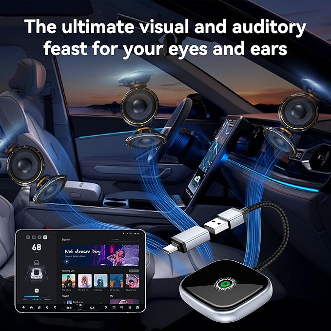 Wireless CarPlay Adapter, Wireless Car Screen Adapter - Image 4