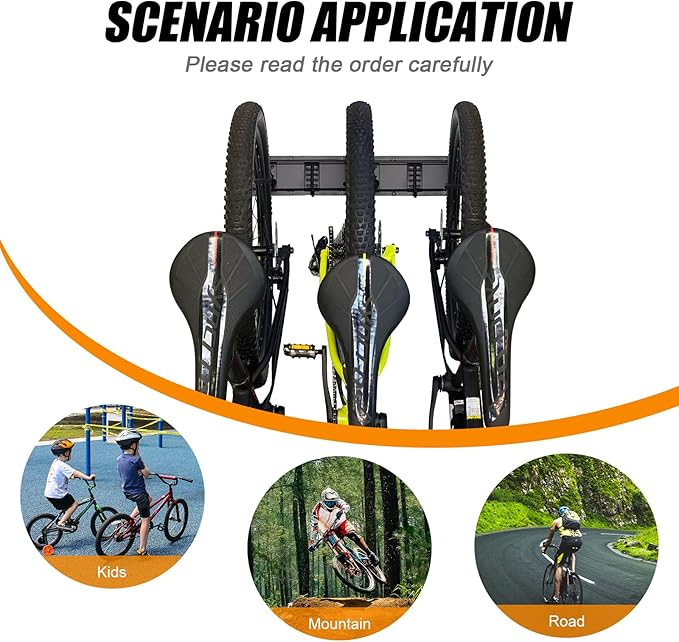Bike Storage Rack Wall Mount Garage Hanger - Image 7