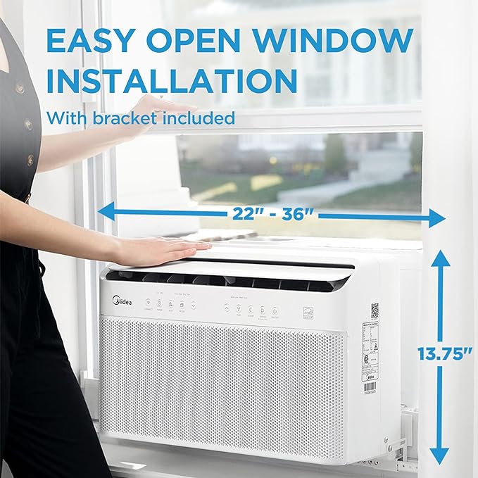 Midea MAW10V1QWT U-Shaped AC Window Air Conditioner - Image 6