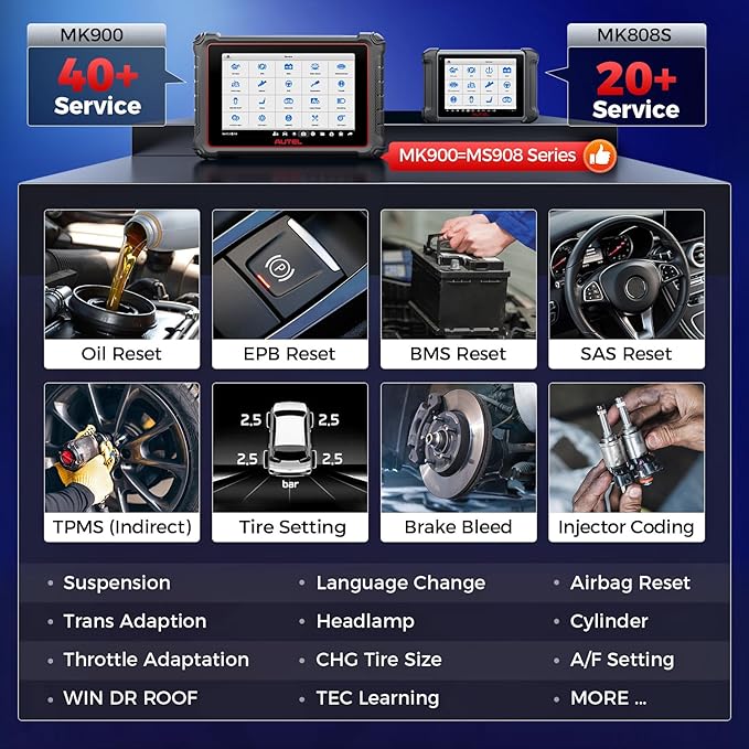 Autel Scanner MaxiCOM MK900: 2025 Same as MK900BT MK900-BT MX900 Bidirectional - Image 3