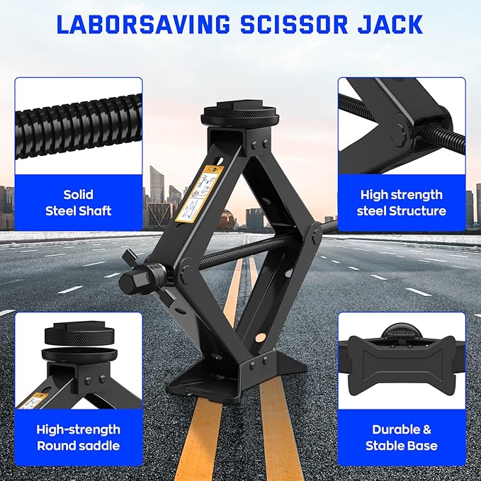 Car Jack Kit for BMW & MINI, 2.5 Ton Scissor Jack for BMW Vehicle - Image 4