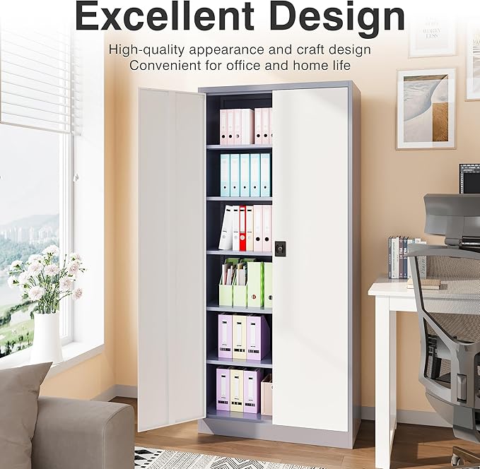 Wide & Deep Metal Storage Cabinet - Image 5