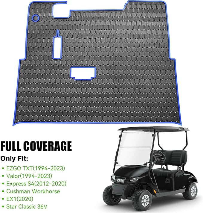EZGO TXT Golf Cart Full Coverage Floor Liner Mat, fits EZGO TXT, Express S4 - Image 2