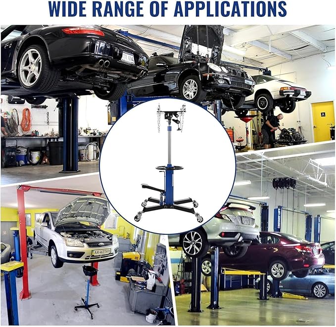 Transmission Jack 1100 LBS Hydraulic Telescoping 2-Stage Lift Jack Stand - Image 7