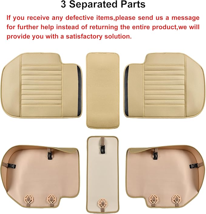 Back Seat Covers, Rear Seat Cushions, Auto Bench Protector - Image 4