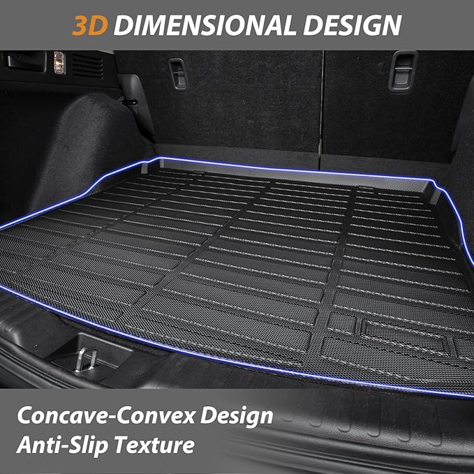 AIPOIL® Floor Mats for 2019-2025 BMW X7 40i, M60i All Weather Protection TPE - Image 5