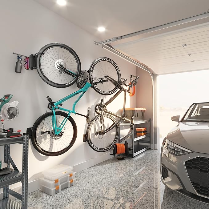 monTEK Swivel Bike Wall Mount, Bike Hangers - Image 8