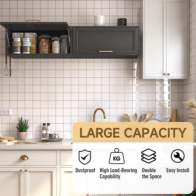 Metal Garage Wall Cabinet, Floating Tool Cabinet - Image 4