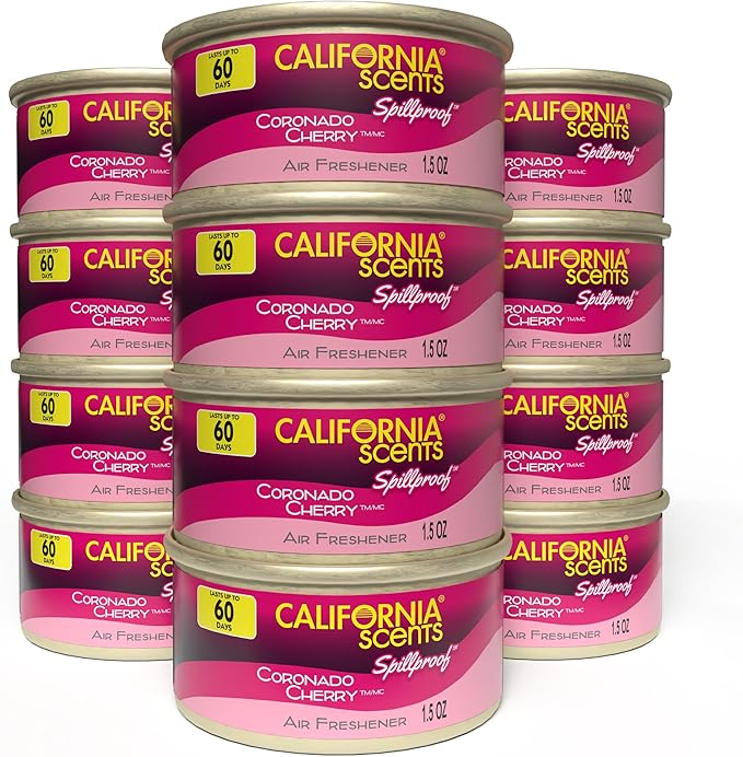Can Air Freshener and Odor Neutralizer by California Scents, Coronado Cherry by CaliforniaScents
