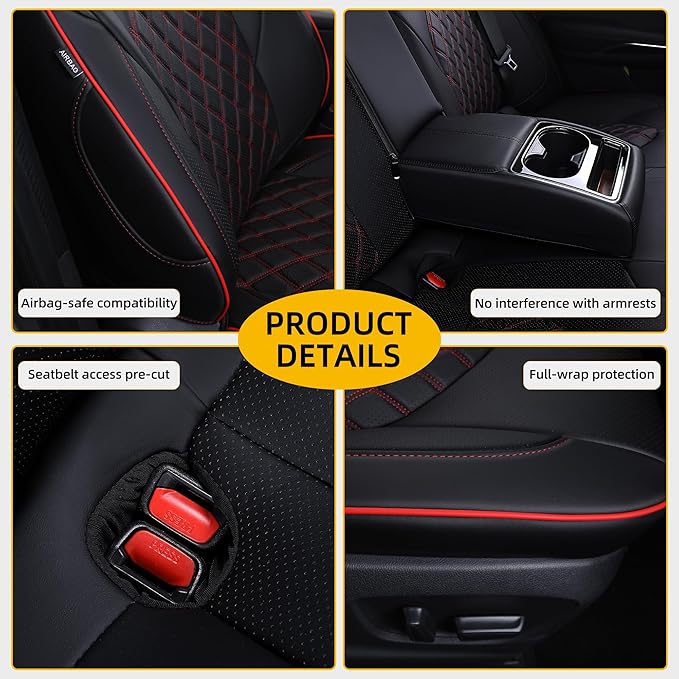 Custom Fit Camry Seat Covers for Toyota Camry Hybrid LE, Hybrid SE 2018-2024 - Image 6