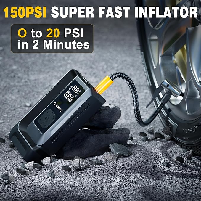 7-in-1 Jump Starter 6000A Car Jumper Starter Portable - Image 3
