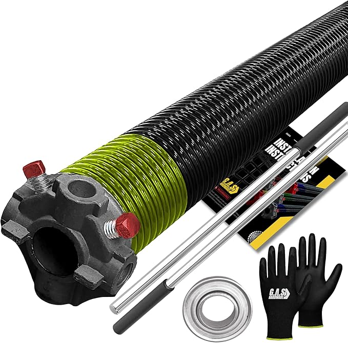 Garage Door Torsion Spring 207x1.75x24 Includes 1” Steel Bearing, and Winding by GASHardware