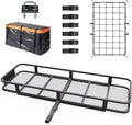 Bonnlo 60''X 20''X6'' Folding Hitch Mount Cargo Carrier Basket by Bonnlo