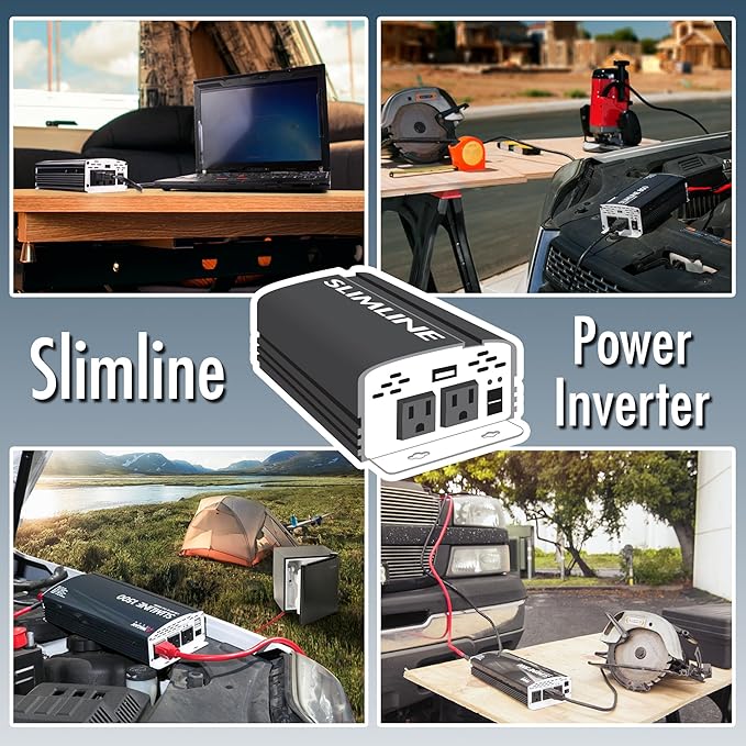 Wagan EL3718 800W Slim Line AC to DC Power Inverter 800W TrueRated Continuous - Image 6