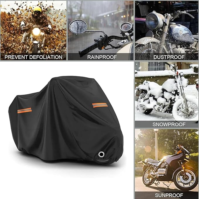 Motorcycle Cover, 210D Oxford Cloth, - Image 6