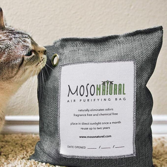 Moso Natural Air Purifying Bag 500g Premium Bamboo Charcoal Odor Absorber - Image 6