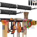 Garage Organzier Wall Mount, 48 Inch Garden Tool Organizer, Adjustable Tool by Waturis