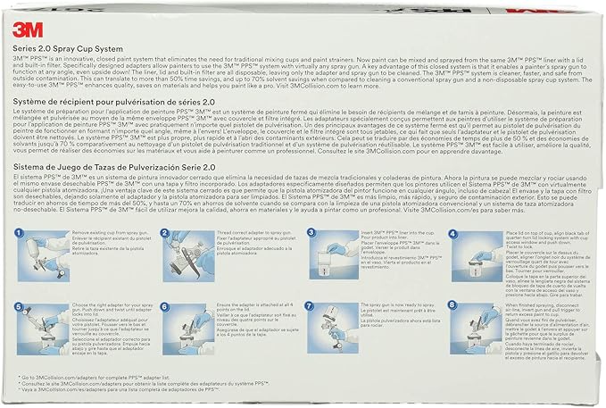 3M PPS 2.0 Paint Spray Gun System Starter Kit - Image 2