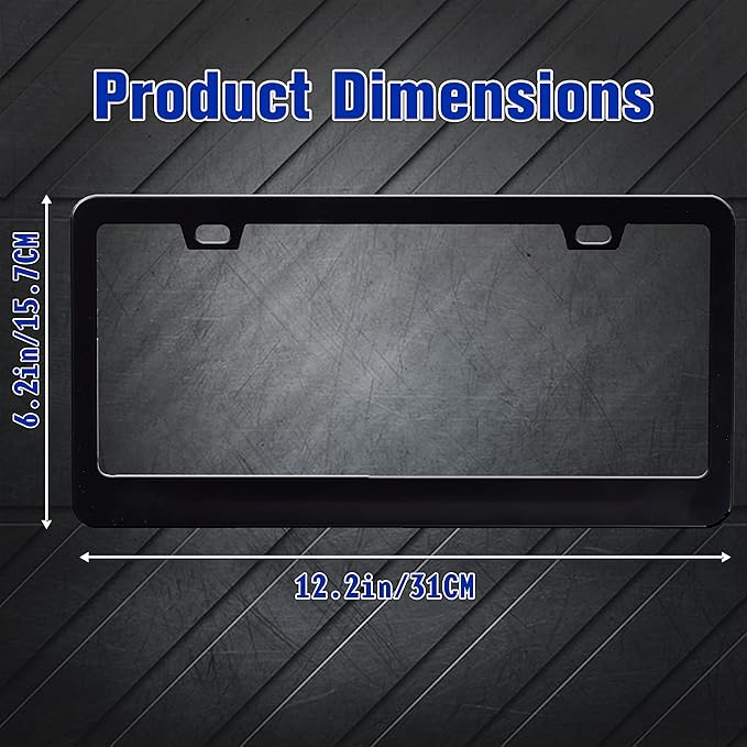 Gay Pride License Plate Frame LGBTQ License Plate Frames Personalise Stainless - Image 4