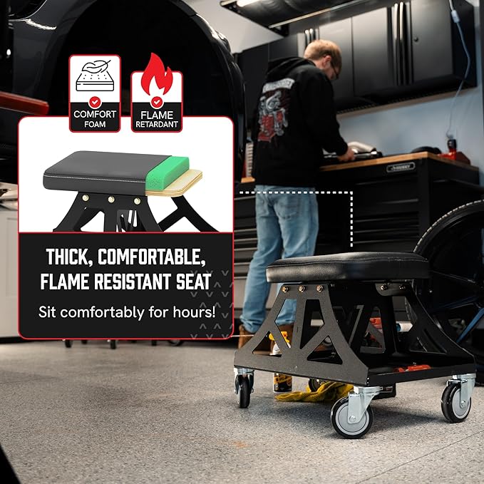 Vyper Low Pro Garage Stool - Image 6