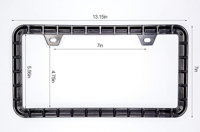 3D Chrome License Plate Frames, Pure Zinc Alloy Metal - Image 9