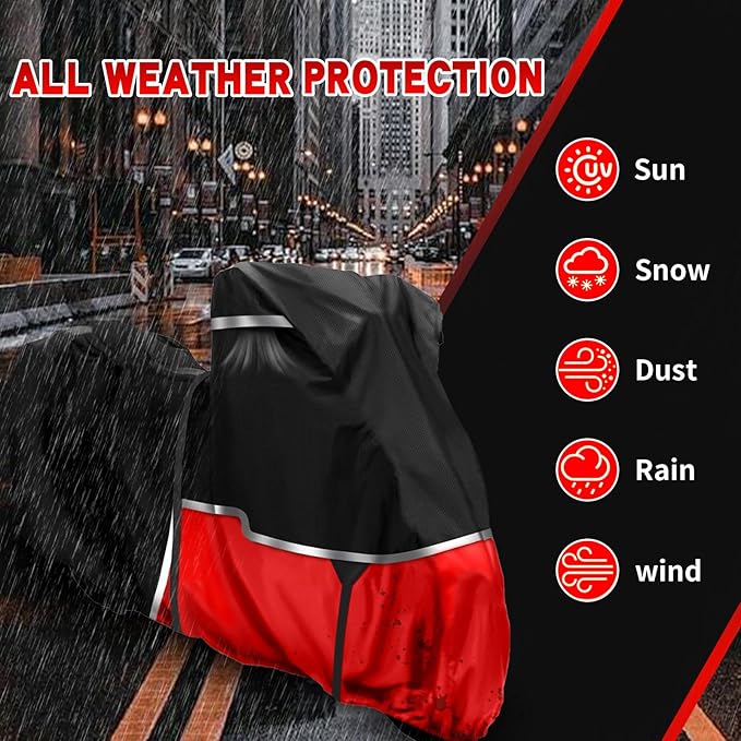 420D Waterproof Motorcycle Cover Replace - Image 5