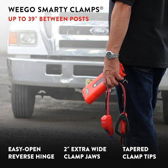 Weego N70 12V Portable Jump Starter, 2500 Peak Amp / 700 Cranking Amp, Patented - Image 3