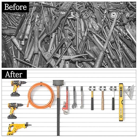 3-H Slatwall Accessories 30 Pack, 2/4/6 Inch Hooks & Hangers, Heavy Duty Slat - Image 6