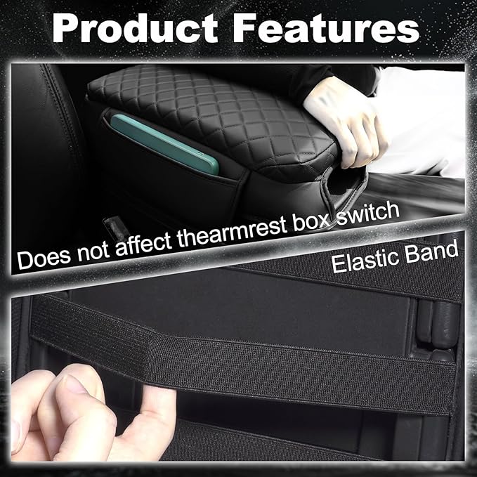 Center Console Armrest Cover for 2011-2020 Dodge Journey Cushion Pad Armrest - Image 2