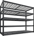 REIBII 78" H Garage Shelving Heavy Duty Load 3000LBS, Adjustable Storage Shelves by REIBII