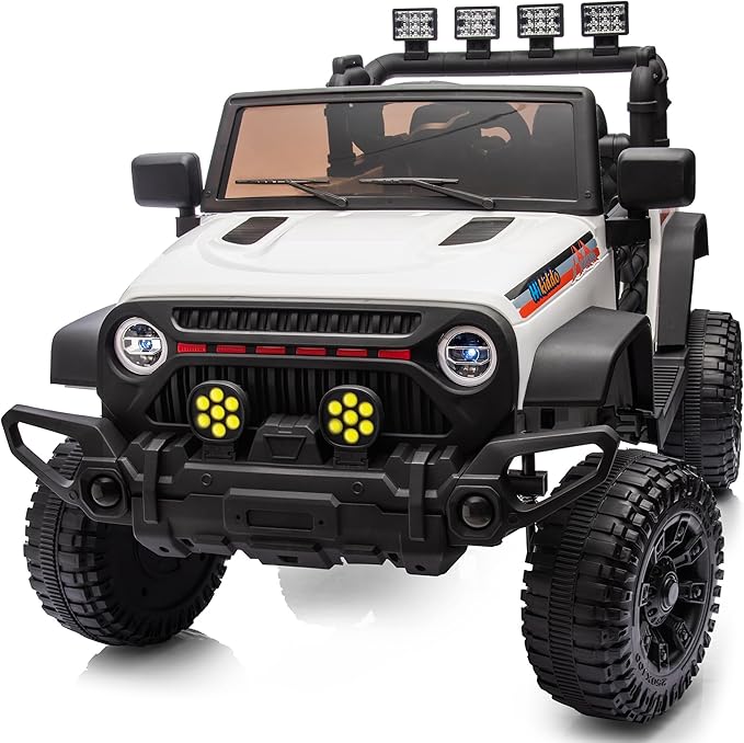 4WD Kids Ride on Car Truck, 12V 7Ah Kids Electric Vehicles Car Ride on Toy by Hikiddo