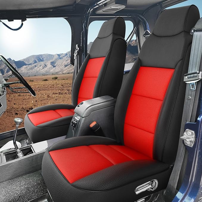 GIANT PANDA Full Set Car Seat Covers Customized Jeep Wrangler TJ Rubicon Sahara by GIANTPANDA