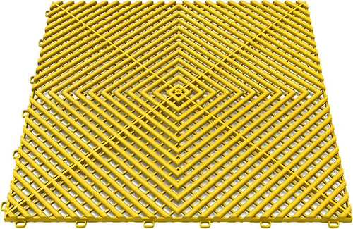 15.7"x15.7" Garage Flooring Tiles, Non-Slip Interlocking Plastic Garage Floor by Home